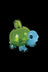 Green / Blue - Cute Bubble Shell Carb Cap - The Tortoise