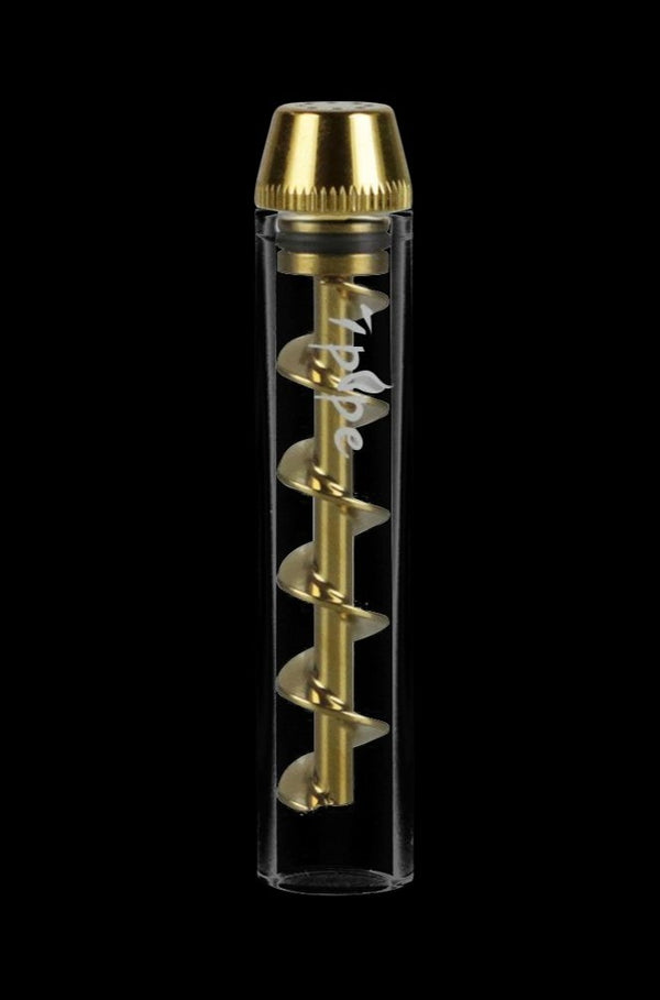 7Pipe Twisty Mini Glass Blunt - Portable & Durable