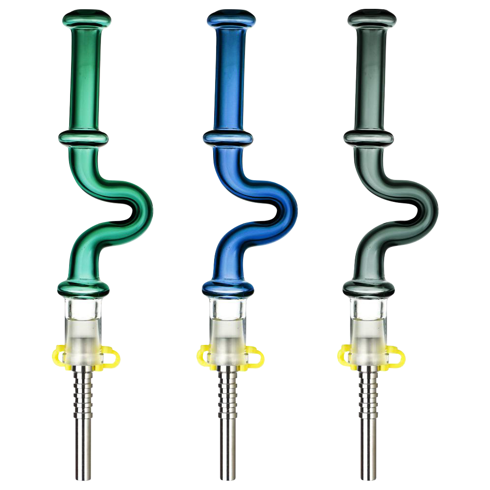 UBend Neck Vapor Dab Straw with Titanium Tip