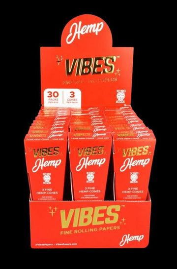 VIBES Hemp Cones - 30 Pack