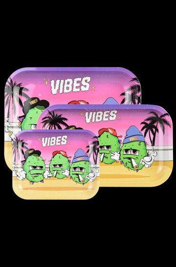 Vibes Metal Rolling Tray | Best Buds