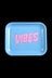 Large - VIBES "Bubblegum Drip Logo" Metal Rolling Tray