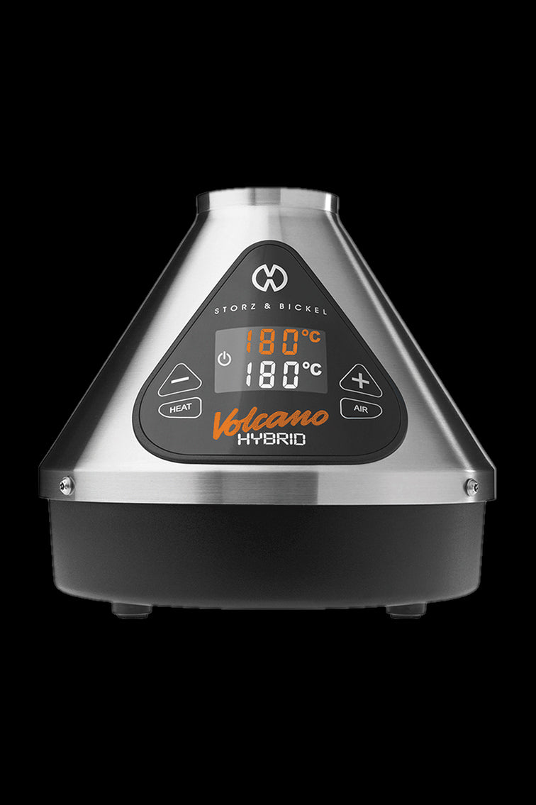 Storz & Bickel Volcano Hybrid vaporizer with digital temperature display.