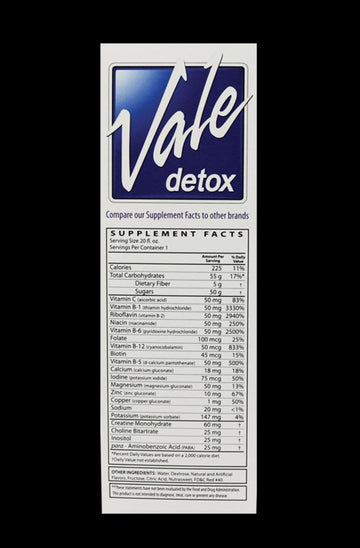 Vale Detox Solution 4X One Hour - 20oz / Citrus