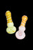 Waffle Cone Bubbled Glass Spoon Pipe