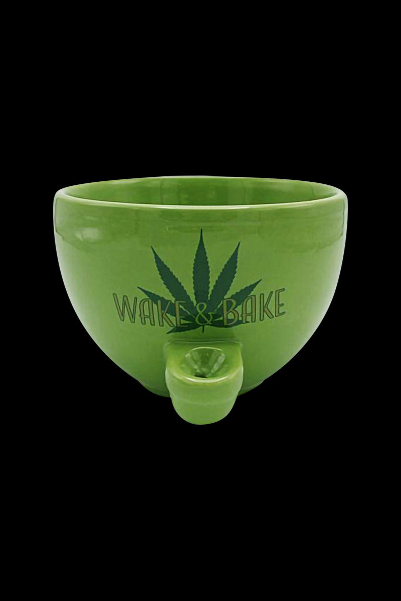 Wake & Bake Ceramic Cereal Bowl Pipe Dry Pipes
