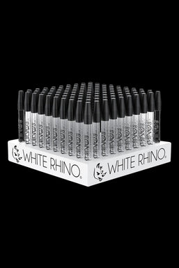 White Rhino Dab Straw Collector with Silicone Cap