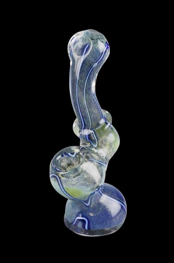 Fritted Glass Wizard - 6 Bubble Trap Fritted Sherlock Bubbler