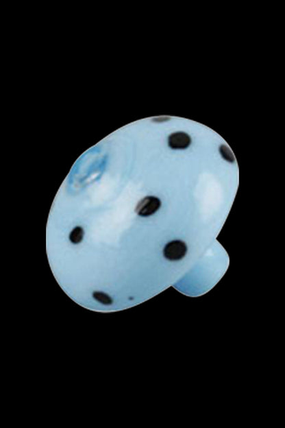 The Worked Mushroom Carb Cap is displayed in a close-up shot, showing its smooth, rounded form against a plain white background.