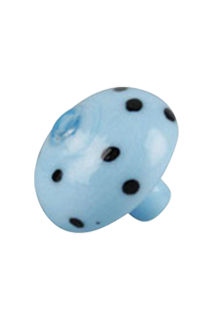 Close-up of the Worked Mushroom Carb Cap, displaying a rounded shape and glossy finish against a plain white background.