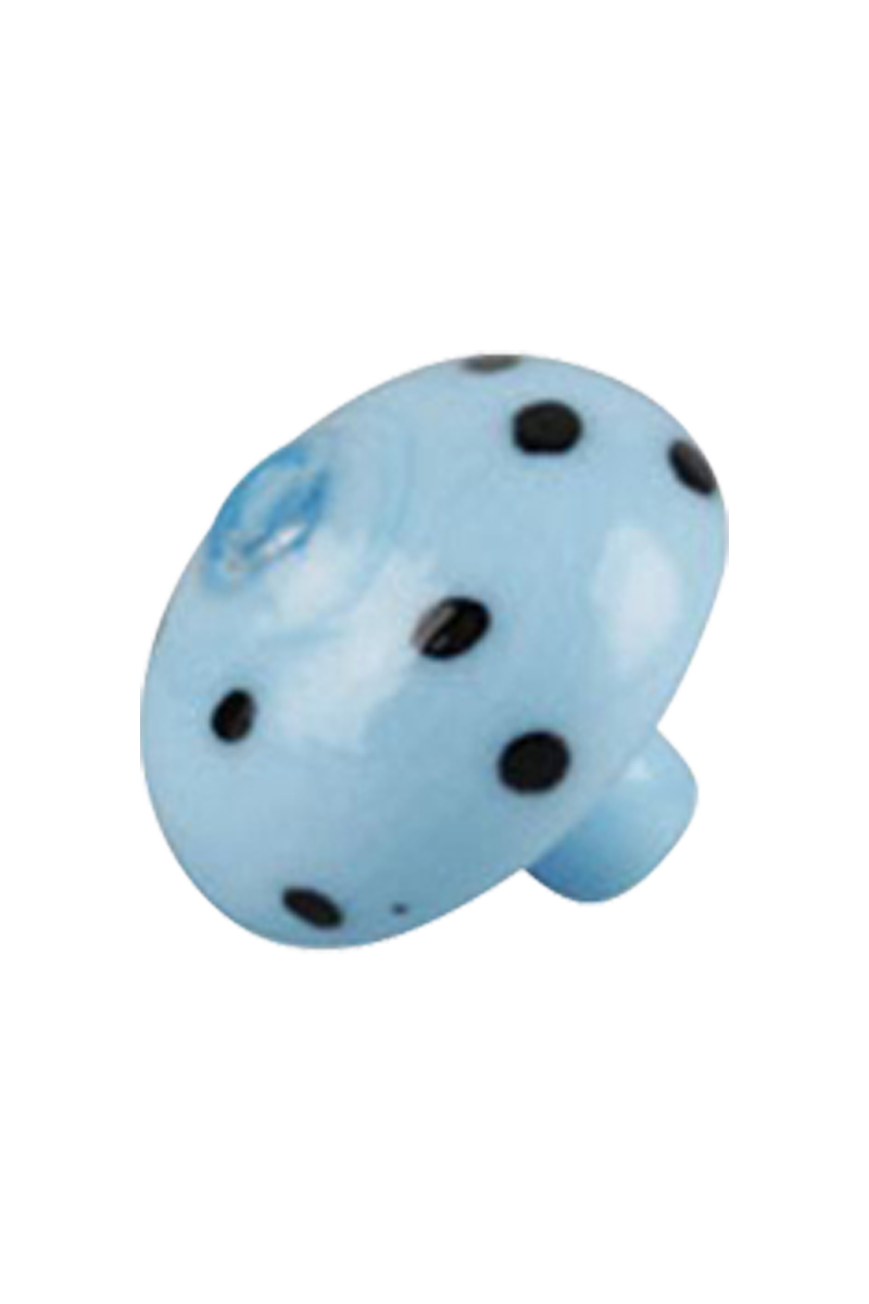 Close-up of the Worked Mushroom Carb Cap, displaying a rounded shape and glossy finish against a plain white background.