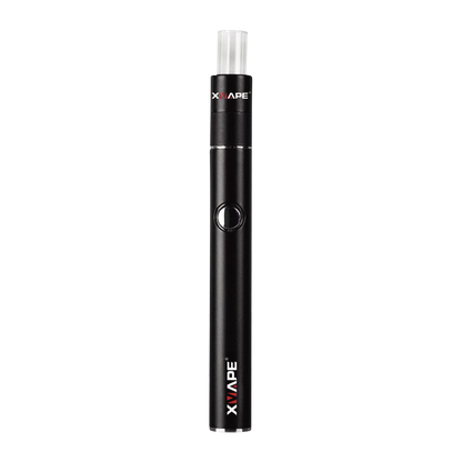 Front view of the XVAPE Cricket+ Concentrate Vaporizer, a sleek, silver pen-style device against a plain white background.