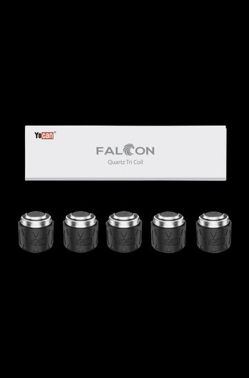 Yocan Falcon Concentrate Quartz Tri Coil - 5 Pack