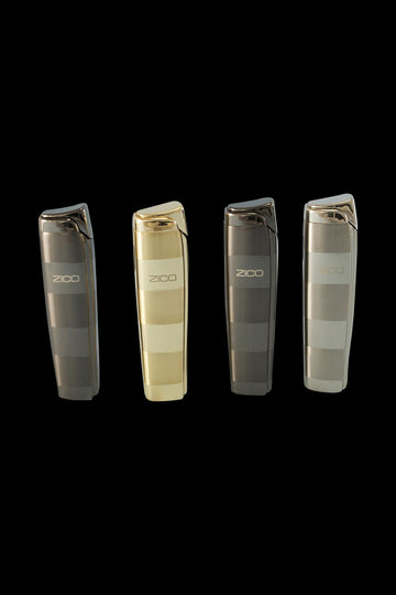 Zico Metal Butane Torch Lighter - 12 Pack