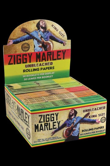 Ziggy Marley Hemp Rolling Papers - 50 Pack