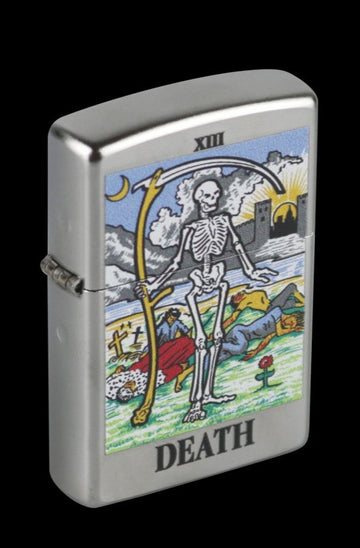 Zippo Lighter - Tarot Death Card