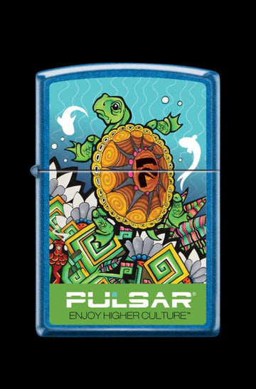 Zippo Lighter - Pulsar Psychedelic Turtle