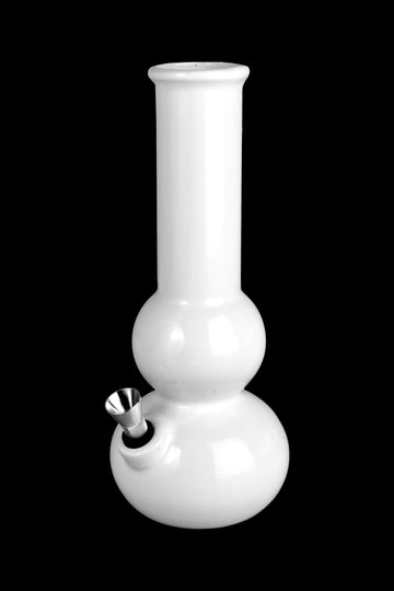 White - Bauble Vase Ceramic Water Pipe