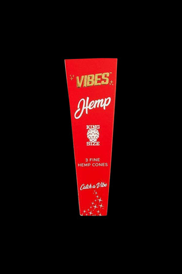 VIBES King Size Pre-Rolled Hemp Cones - 3 Pack