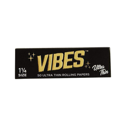 [WHITE][TRANSPARENT]VIBES 1 ¼ Ultra Thin Rolling Papers | Single Pack 