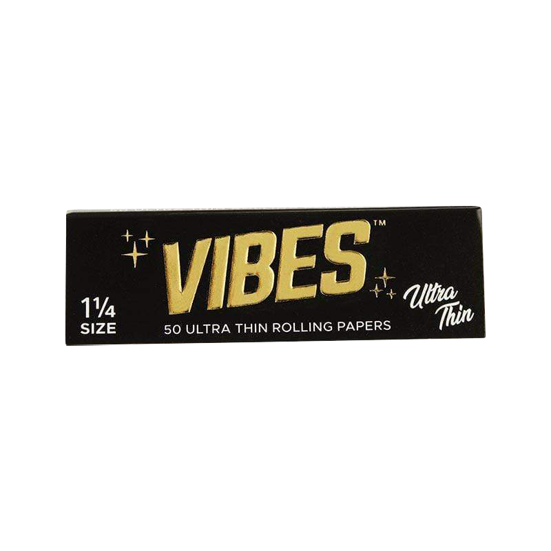 [WHITE][TRANSPARENT]VIBES 1 ¼ Ultra Thin Rolling Papers | Single Pack 