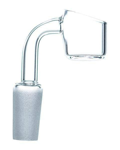 Quartz dab nail with angled bowl.