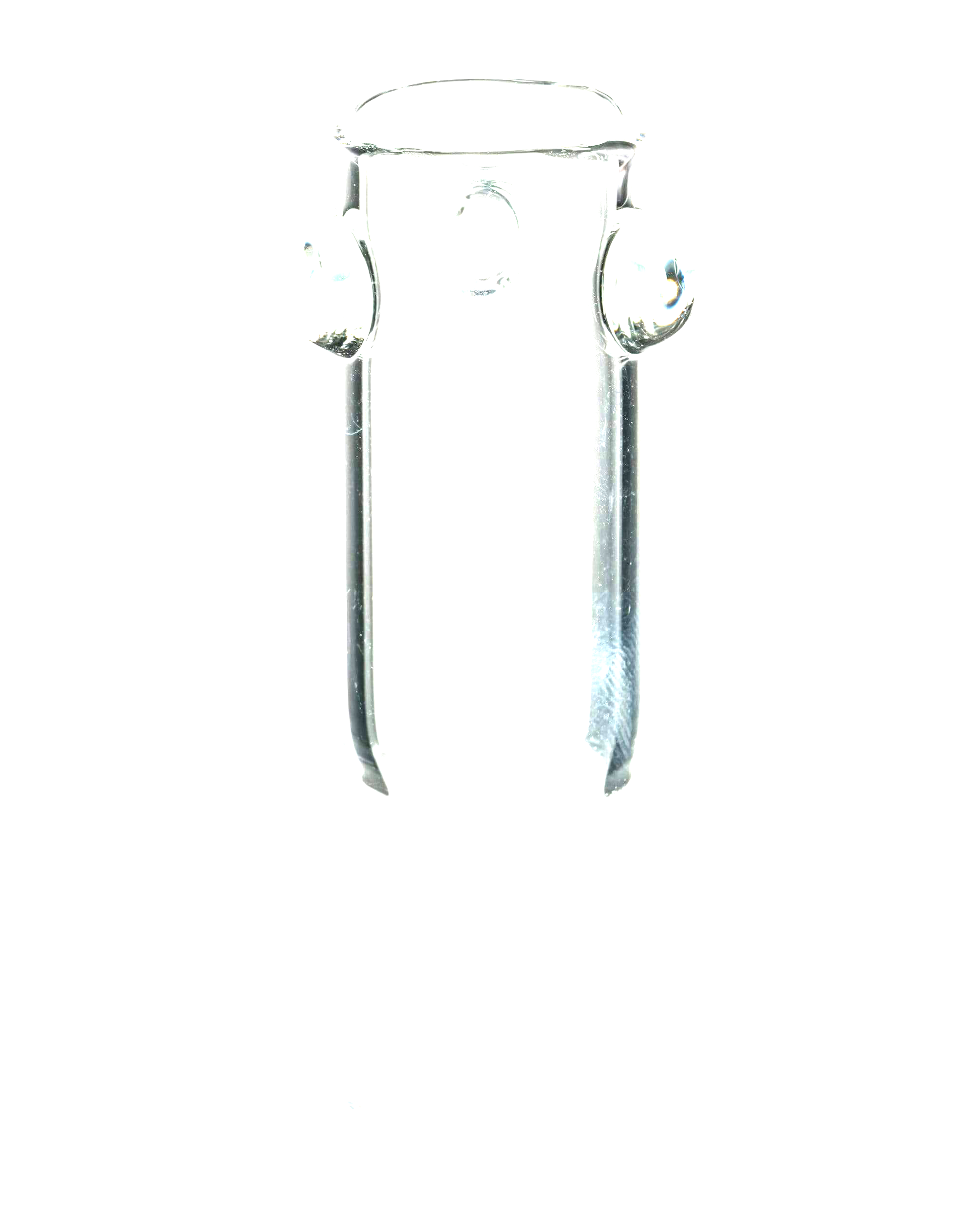 A studio shot features the Cylinder Dome with Marbles, displaying its clear glass form and rounded top.