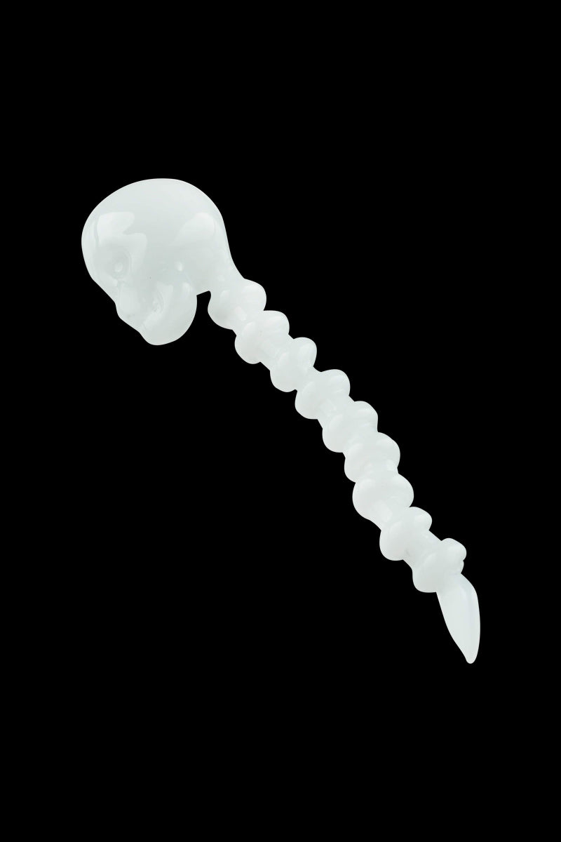A close-up of the Fatality Dabber against a black background, highlighting its smooth, rounded form.