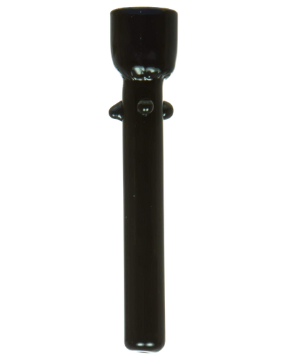 A straight-on view of the Glass Nail, showing its dark, reflective glass surface against a neutral background.