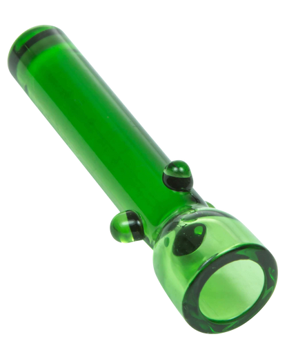 A close-up view of the Glass Nail, showing the clear glass tip with a rounded opening against a plain white background.