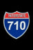 Interstate 710 Metal Pin