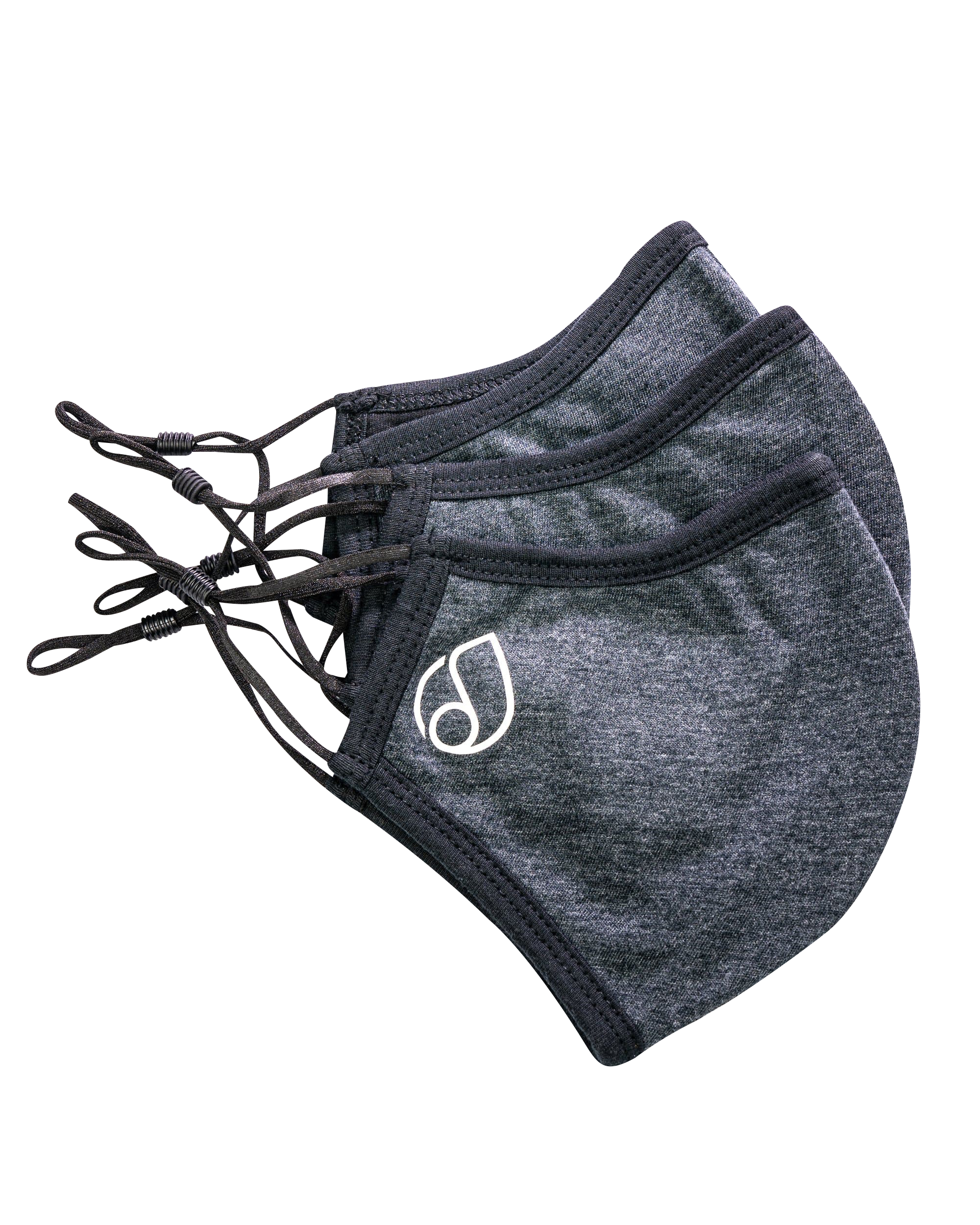 A close-up, angled view of the Reversible Cloth Mask, showcasing the folded fabric and simple design against a plain white background.