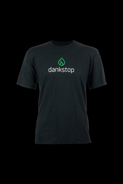 Front view of the Soft Logo T-Shirt, a simple black tee with a small, subtle logo on the chest.