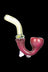 Fritted Flow Stand-up Glass Sherlock Pipe - Fritted Flow Stand-up Glass Sherlock Pipe