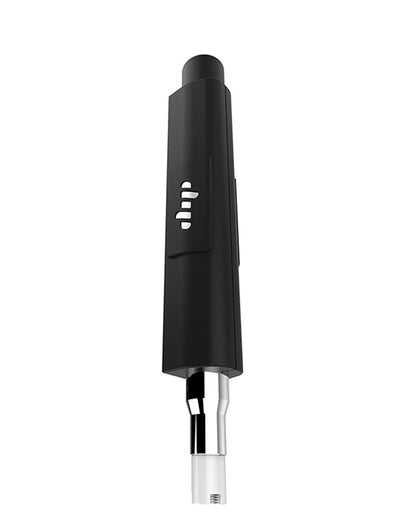 A close-up, angled view of the Dip Devices Vapor Tip Attachment, showcasing its metallic connection points.