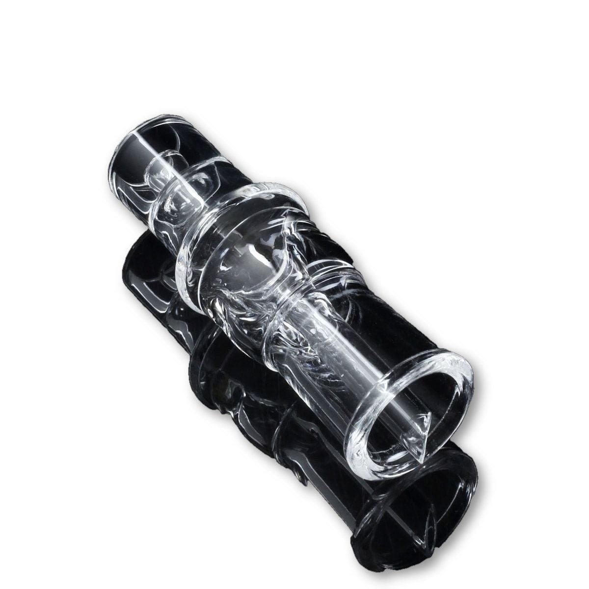 A close-up view of the Domeless Quartz Nail for Heating Coils, showcasing its smooth, rounded design against a neutral background.