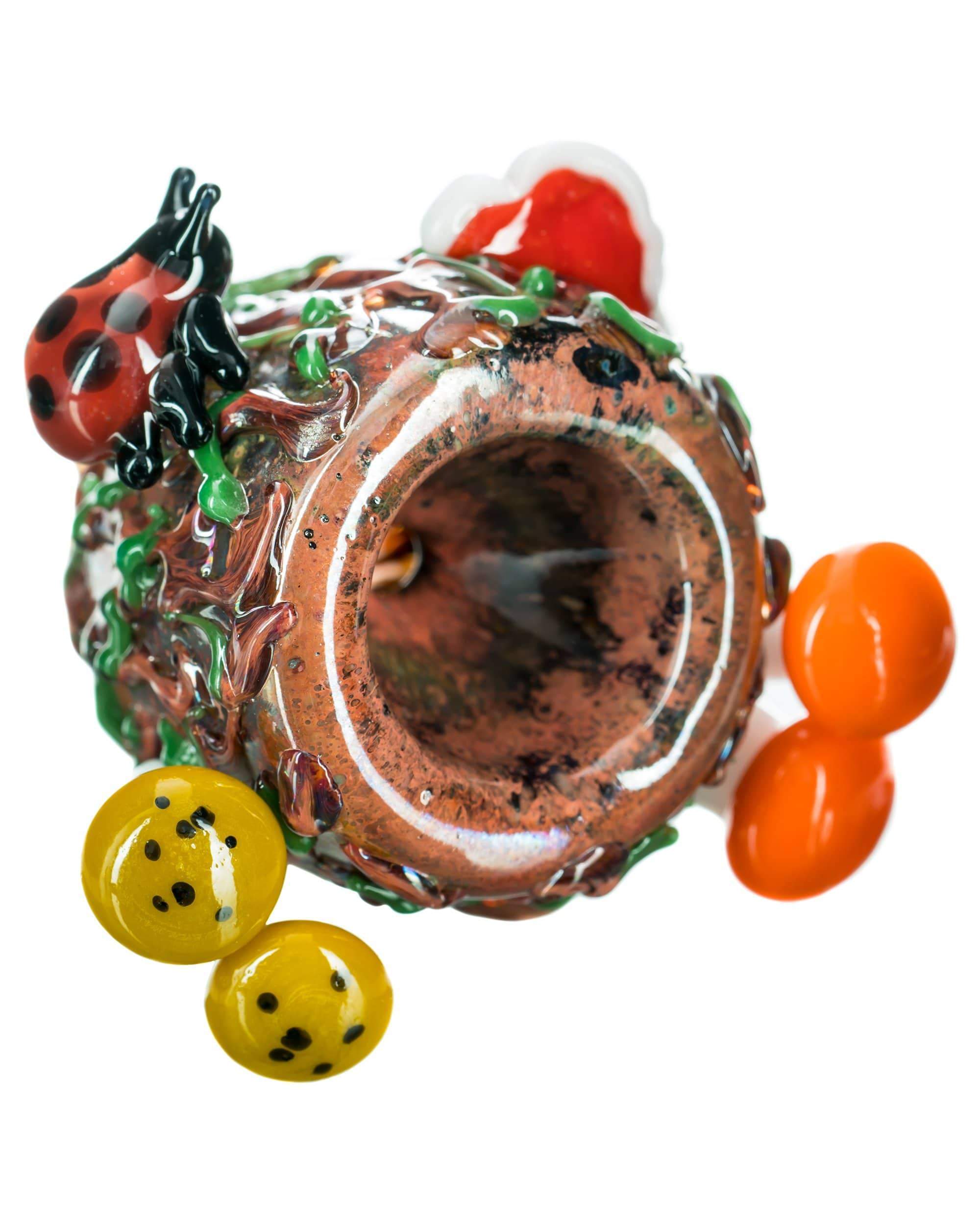 [WHITE]Worked Glass Bowl