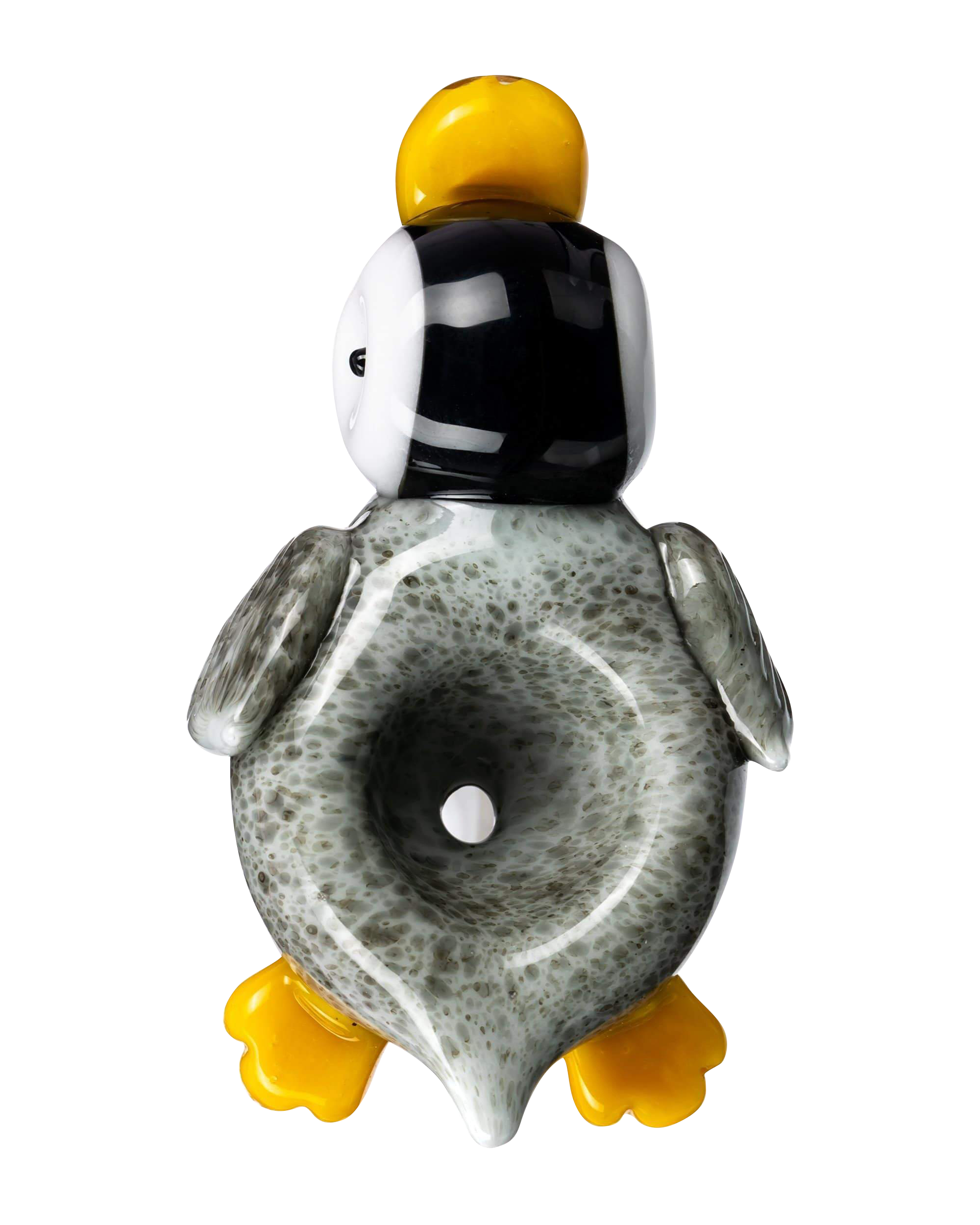 [WHITE][TRANSPARENT]Empire Glassworks Penguin Bowl