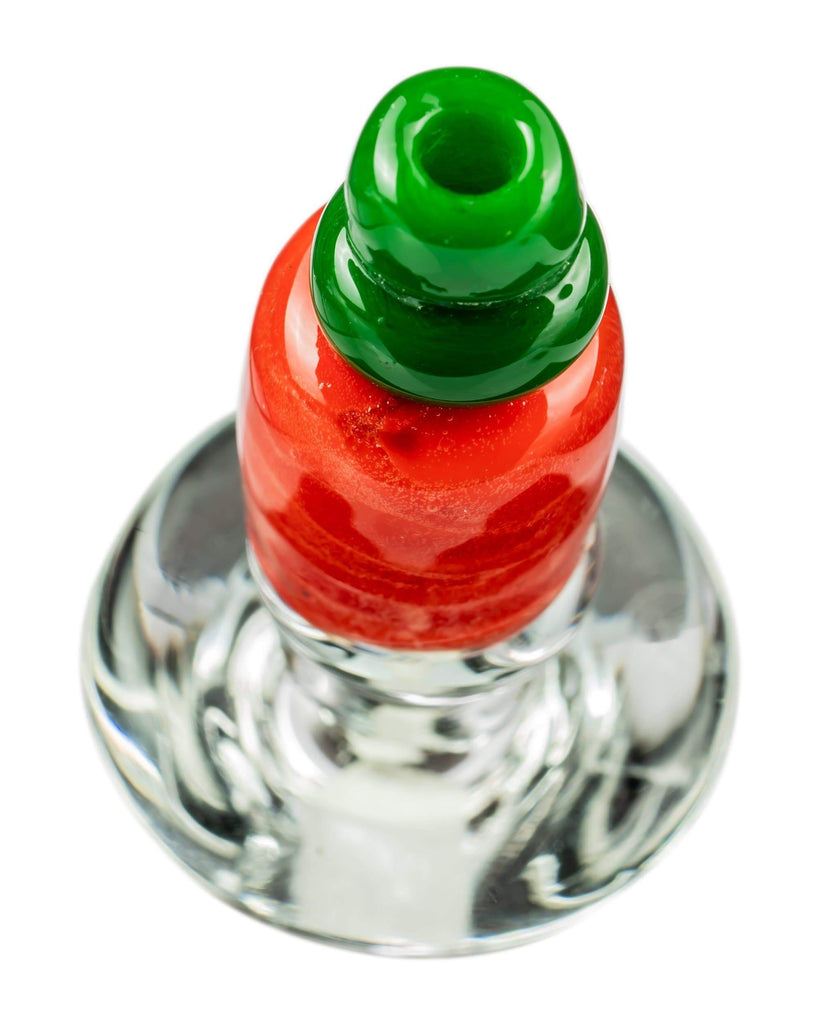Empire Glassworks Sriracha Themed Carb Cap for Puffco Peak