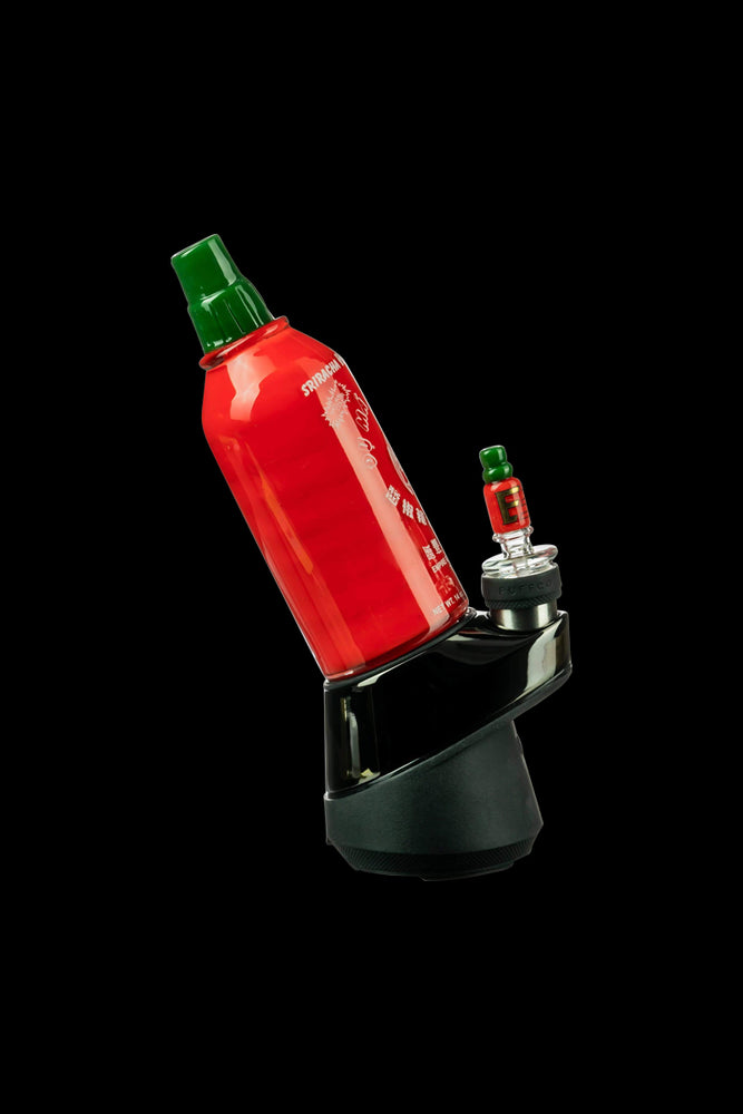 Sriracha Themed Glass Attachment for Puffco Peak