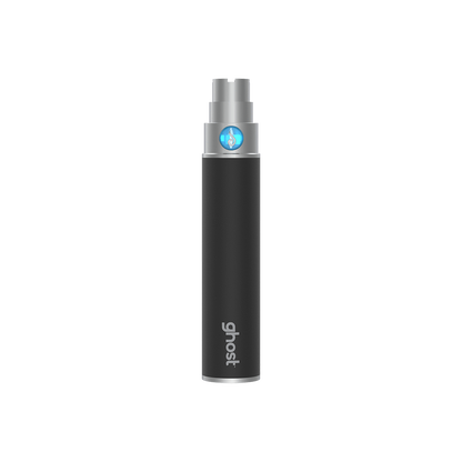 A studio shot of the Dr. Dabber Ghost Replacement Battery, a black cylindrical device isolated on a white background.