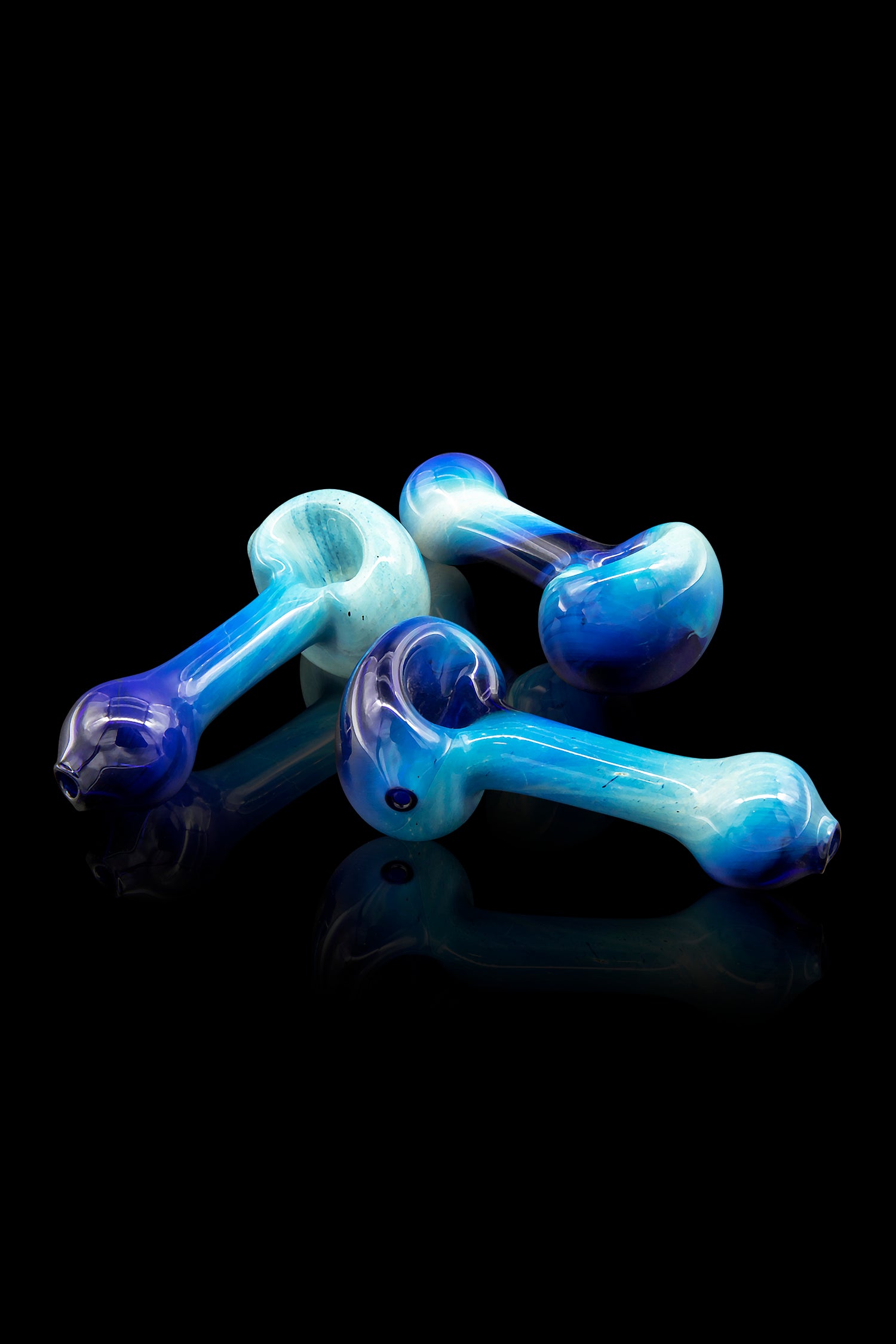 LA Pipes Fumed Galaxy Spoon - Once In A Blue Moon
