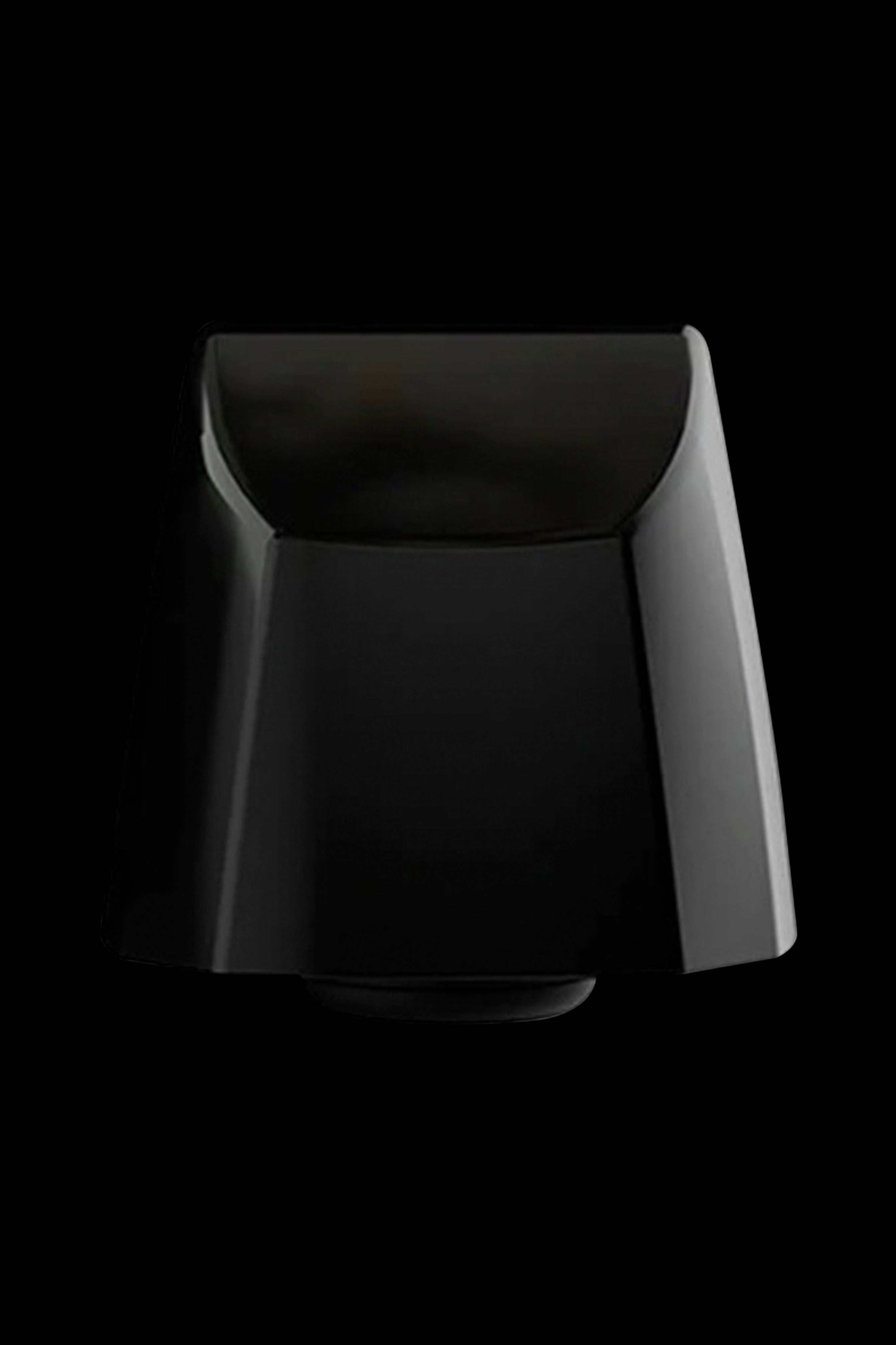 Sleek black cannabis vaporizer device.