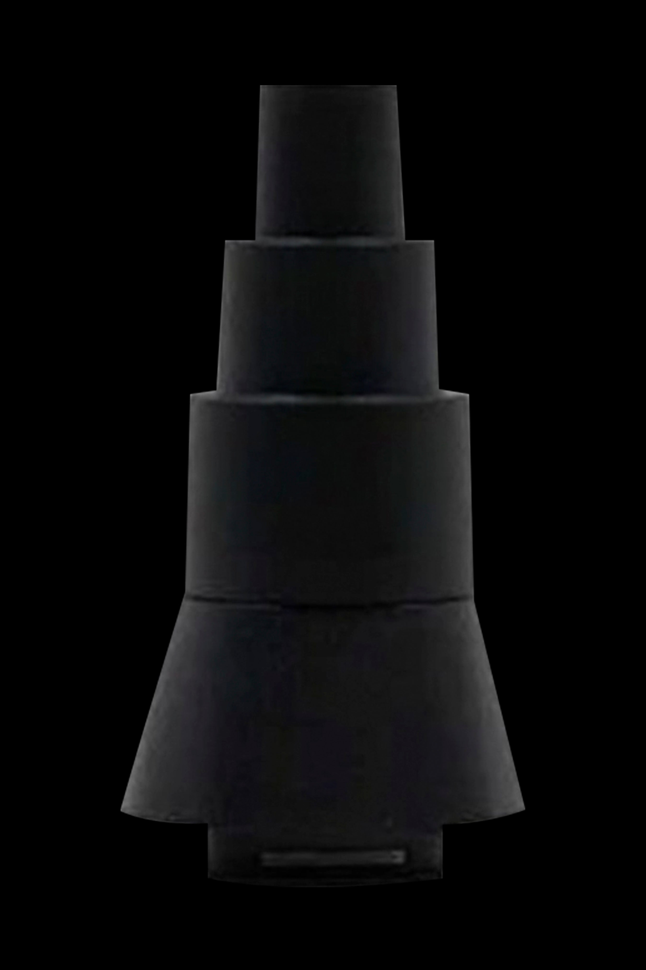 Black cannabis pipe.