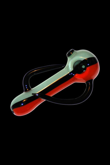 G-Spot Glass Spoon Pipe - Black Appendages