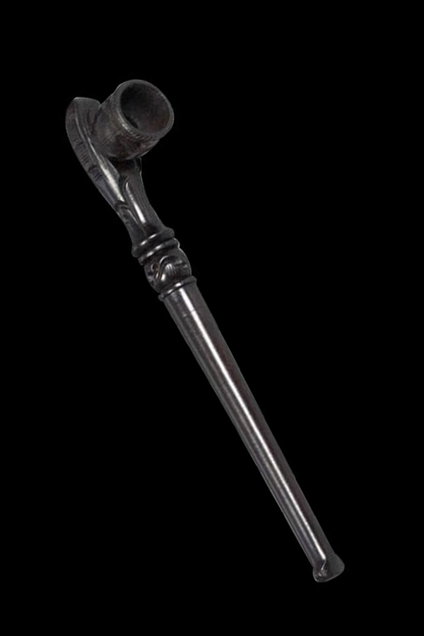 Smoke Cartel Carved Wood Tobacco Pipe