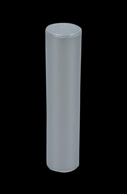 Front view of the CR Pop Top Joint Holder/Tube in matte grey, appearing as a simple cylindrical container.
