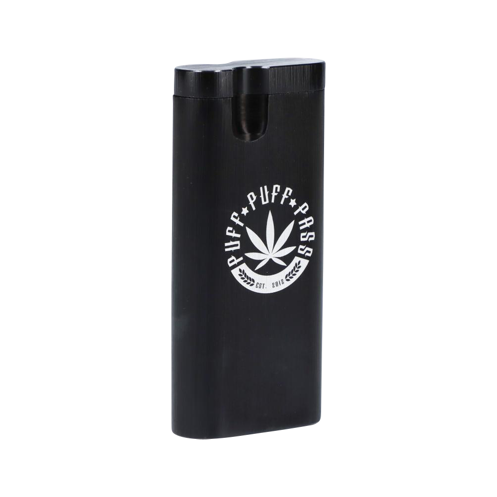 A studio shot of the Aluminum Dugout - Large, showcasing its sleek, metallic design against a plain white background.