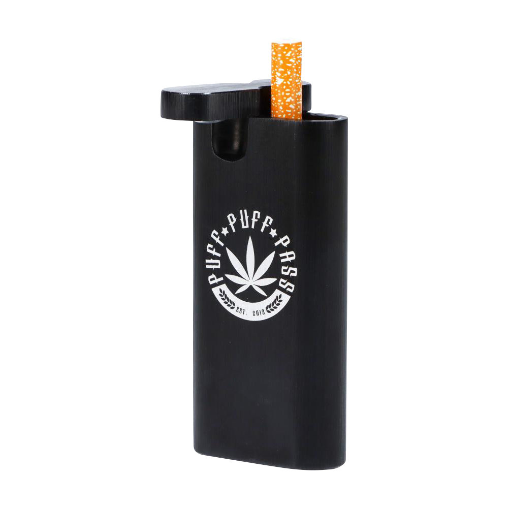 A close-up of the Aluminum Dugout - Large, showcasing its metallic sheen and simple, rectangular design.