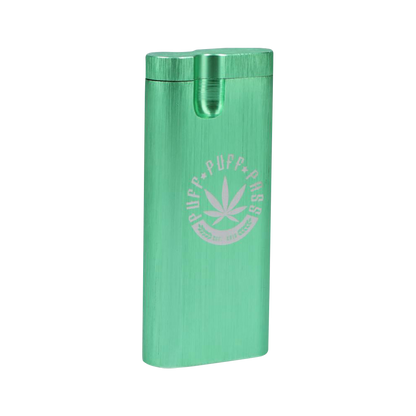 A front view of the Aluminum Dugout - Large, showcasing its sleek, metallic design against a plain white background.